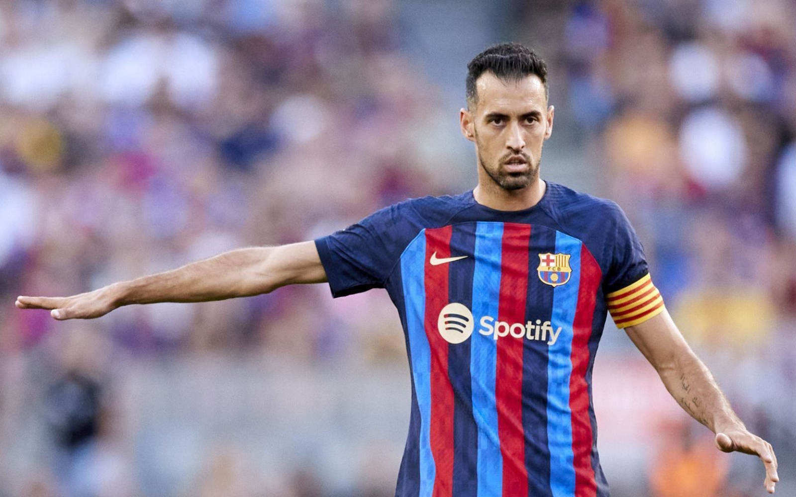 Busquets stopped time in Barcelona