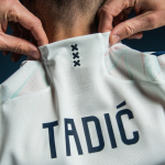 Ajax returns to a white Away jersey after 35 years It was since the 88/89 season that Away jerseys were not white by rules