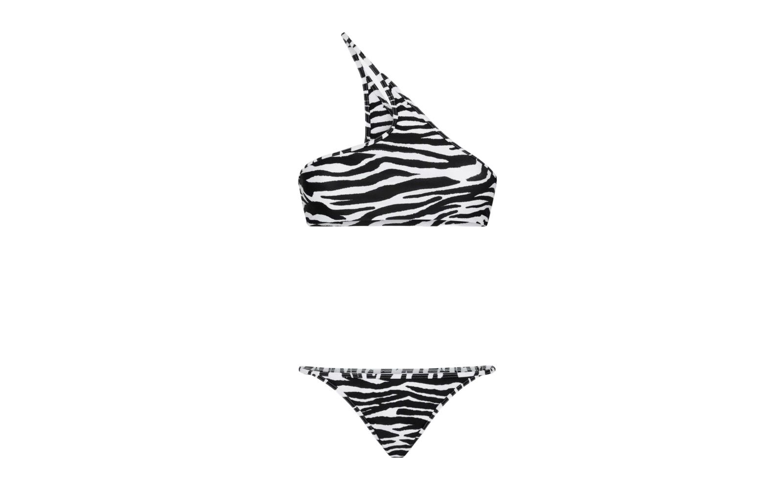 THE ATTICO Bikini white and black