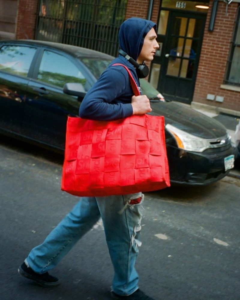 正規品！supreme Woven Large Tote Supreme Woven Large Tote (SS23) - $168