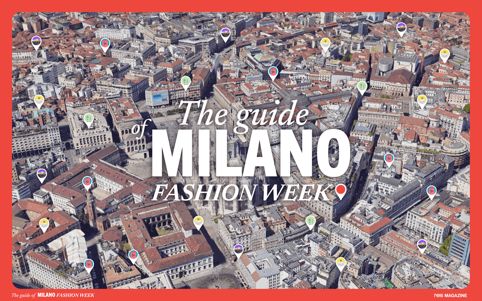 La mappa della Milano Men Fashion Week 2023