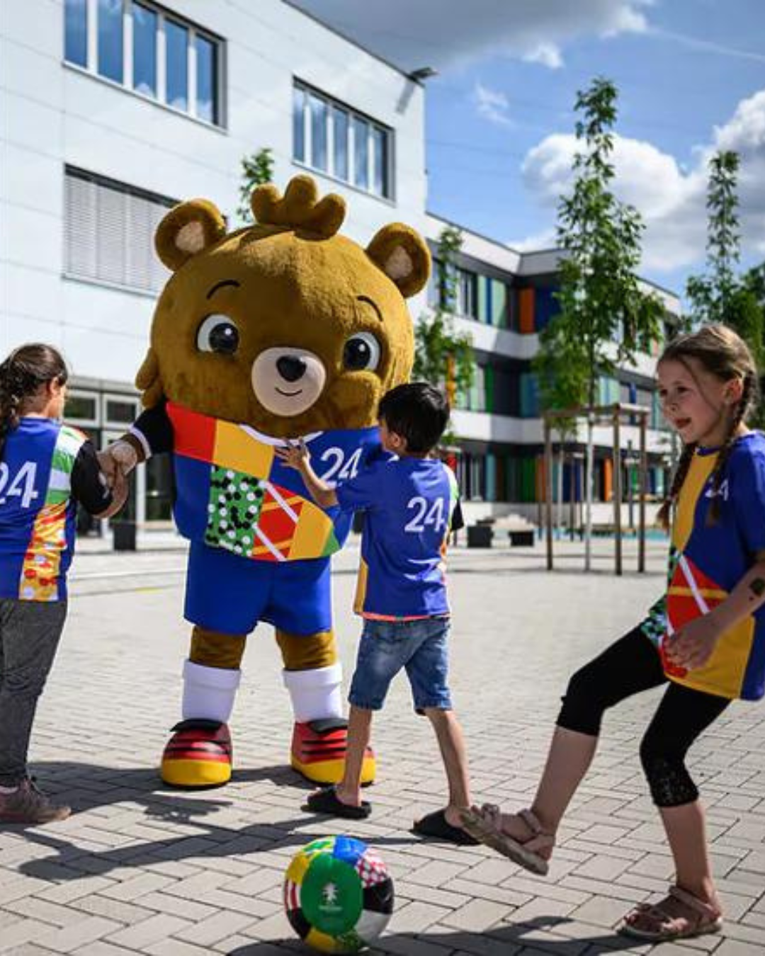 The EURO 2024 mascot is a bear