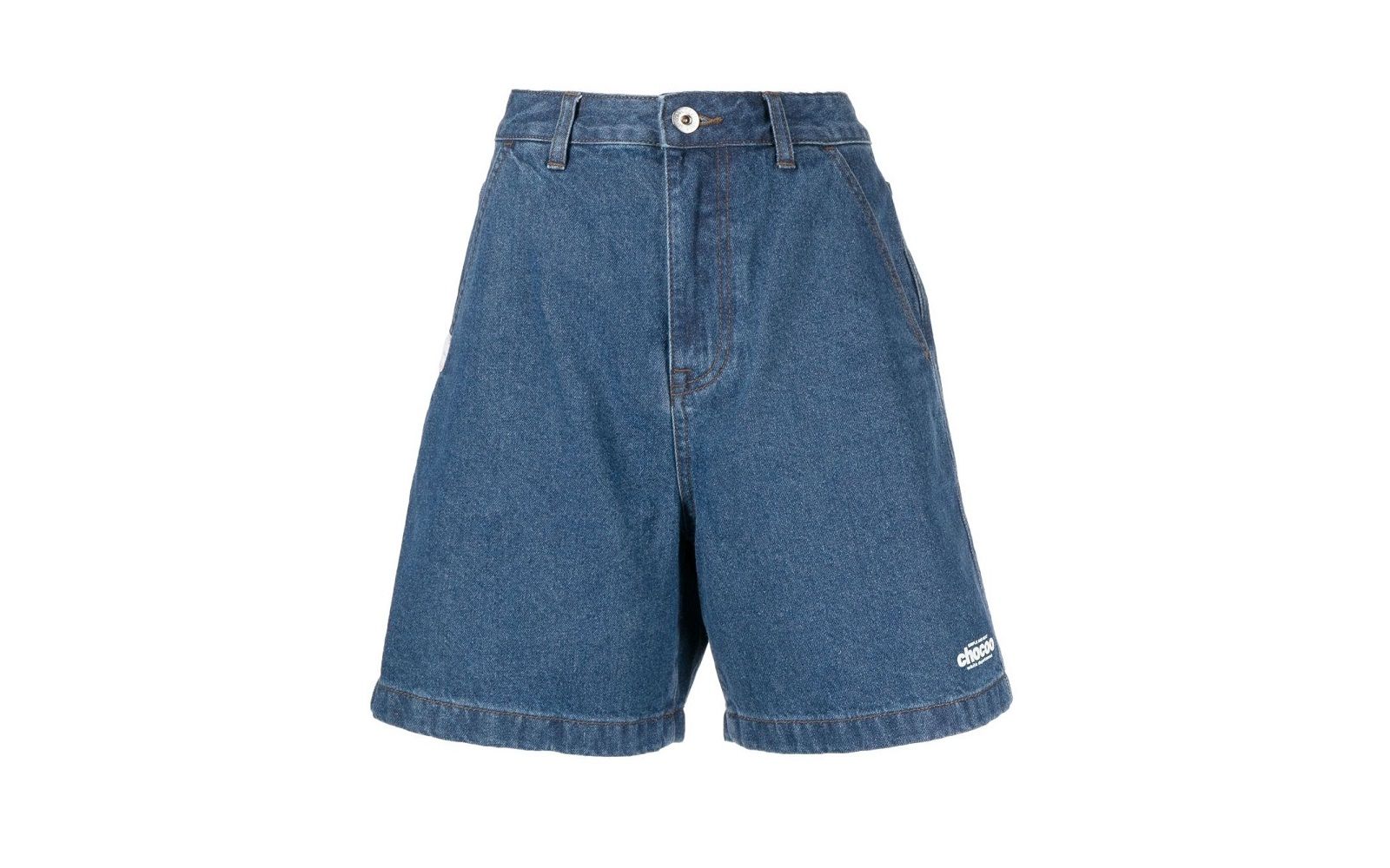 CHOCOOLATE Bermuda en denim à jambe large