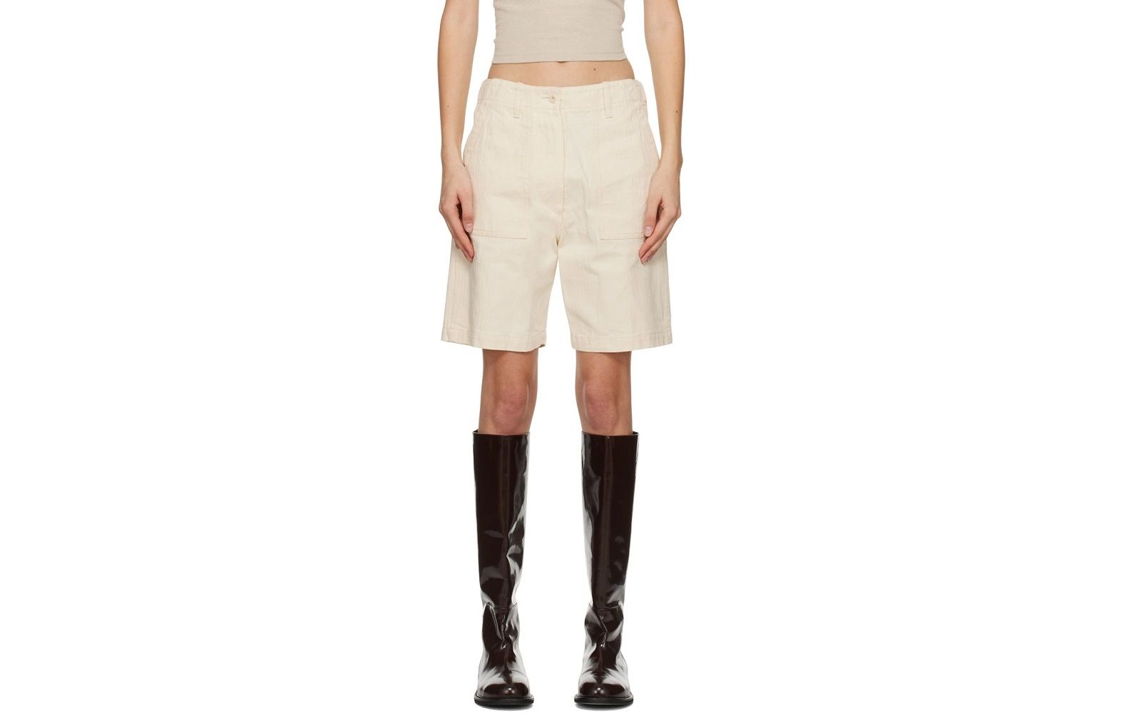 NOTHING WRITTEN Off-White Worker Shorts