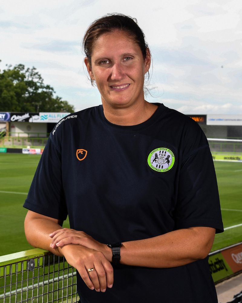 The first female head coach in men’s football history