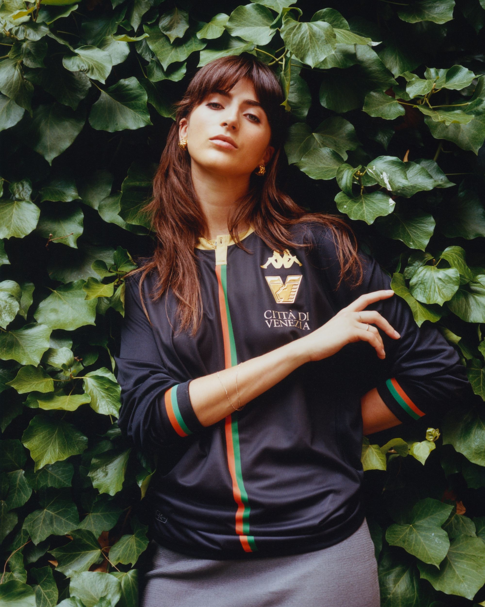 ウェア Venezia FC 2023-24 HOME uniform kappa Venezia FC 2023/2024 Kappa Home Black Jersey Shirt M-2XL NWT