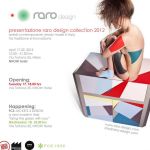 Save the date - Raro design collection at Fuori salone del Mobile