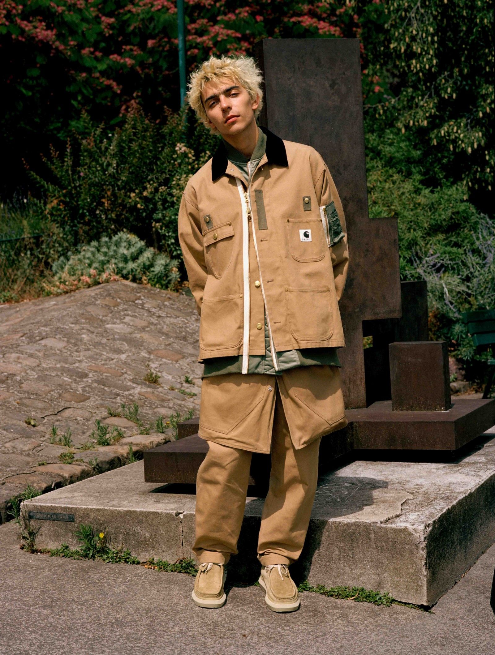 HFさま専用【sacai x Carhartt】Nylon Twill Coat 0400020490972_BLACK?wid=600&