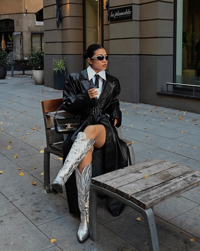 FW23 trend: metallic boots How disco boots can give fall looks a twist | Image 465998