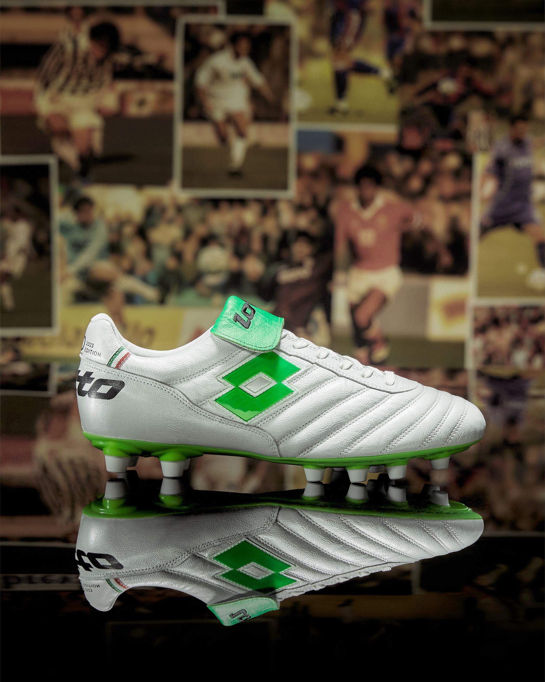 デッドストック！90's イタリア製 lotto CALCIO ITALIA Rare Vintage 90's LOTTO Calcio Italia Football Soccer Full