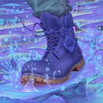 Blue timberland deals boots limited edition