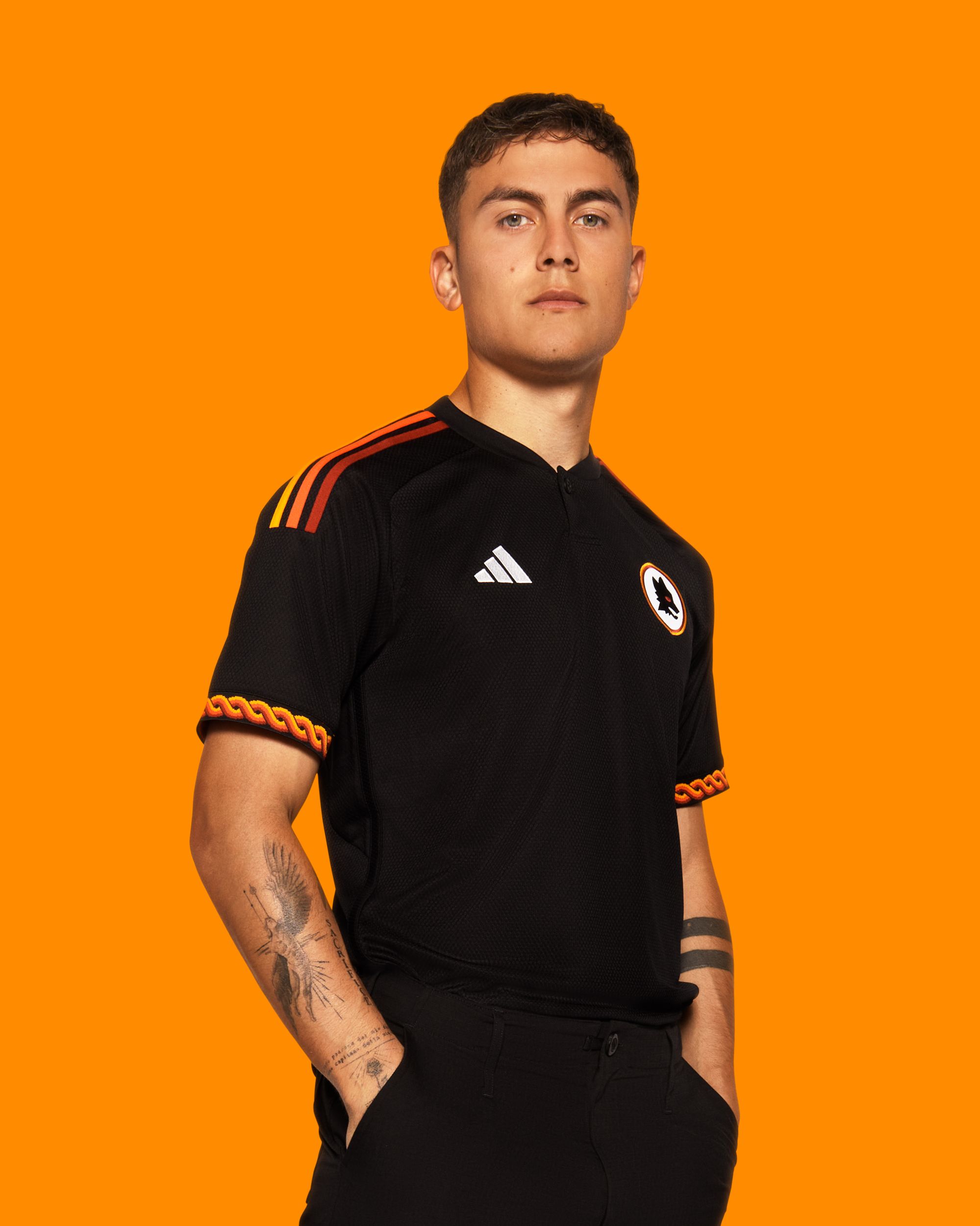 AS Roma: adidas third kit in black - nss sports