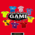 Play Guess The Season, the first nss sports videogame How well do you know football shirts?