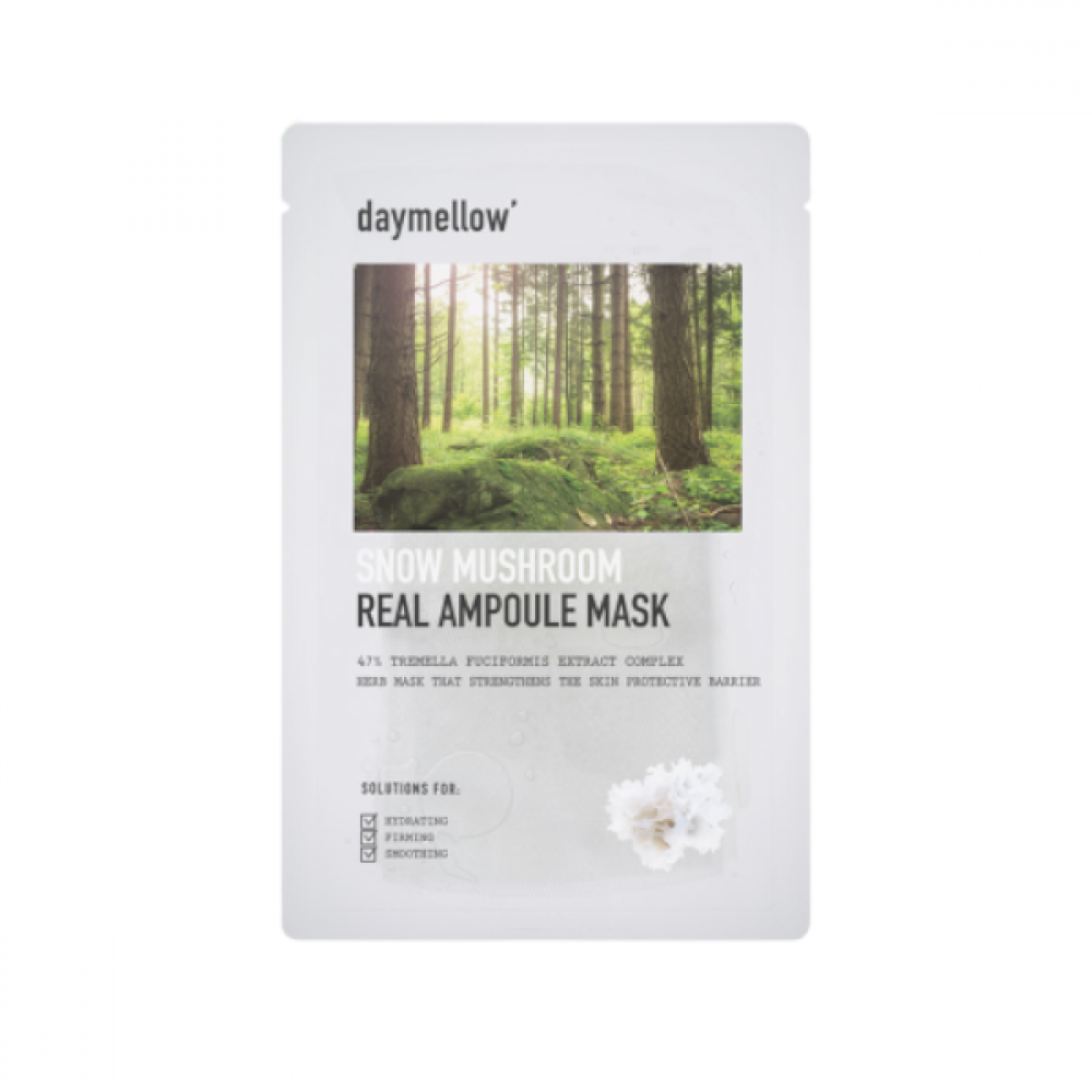 Snow Mushroom Real Ampoule Mask di daymellow