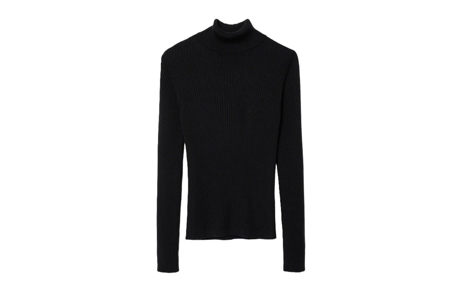 ARKNIT Ribbed Turtleneck in Merino Wool
