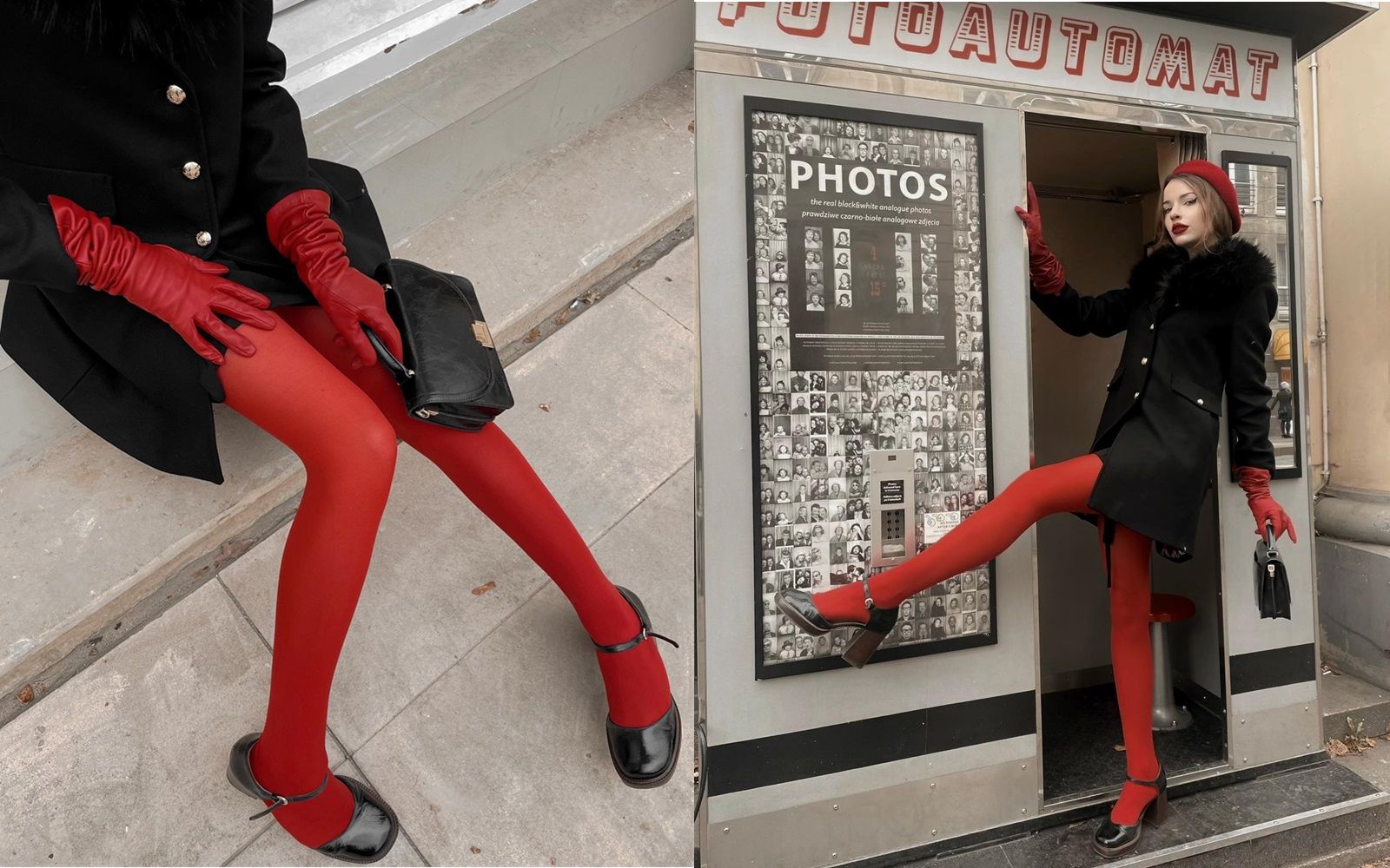 Why Everyone's Wearing Red Tights and Socks Now