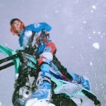 The new Moon Boot campaign draws inspiration from 1970s motocross The aesthetics are reflected in the bold prints and colors of the collection