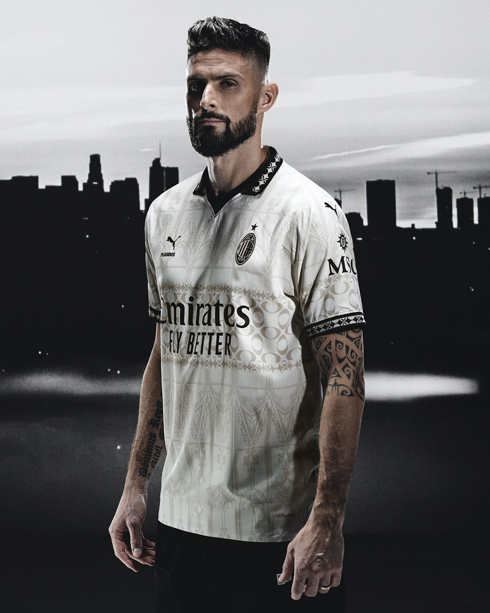 The fourth Milan jersey with PUMA and Pleasures - nss sports