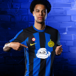 The Inter on the field wearing a jersey dedicated to the Teenage Mutant Ninja Turtles The initiative with jersey sponsor Paramount+ continues