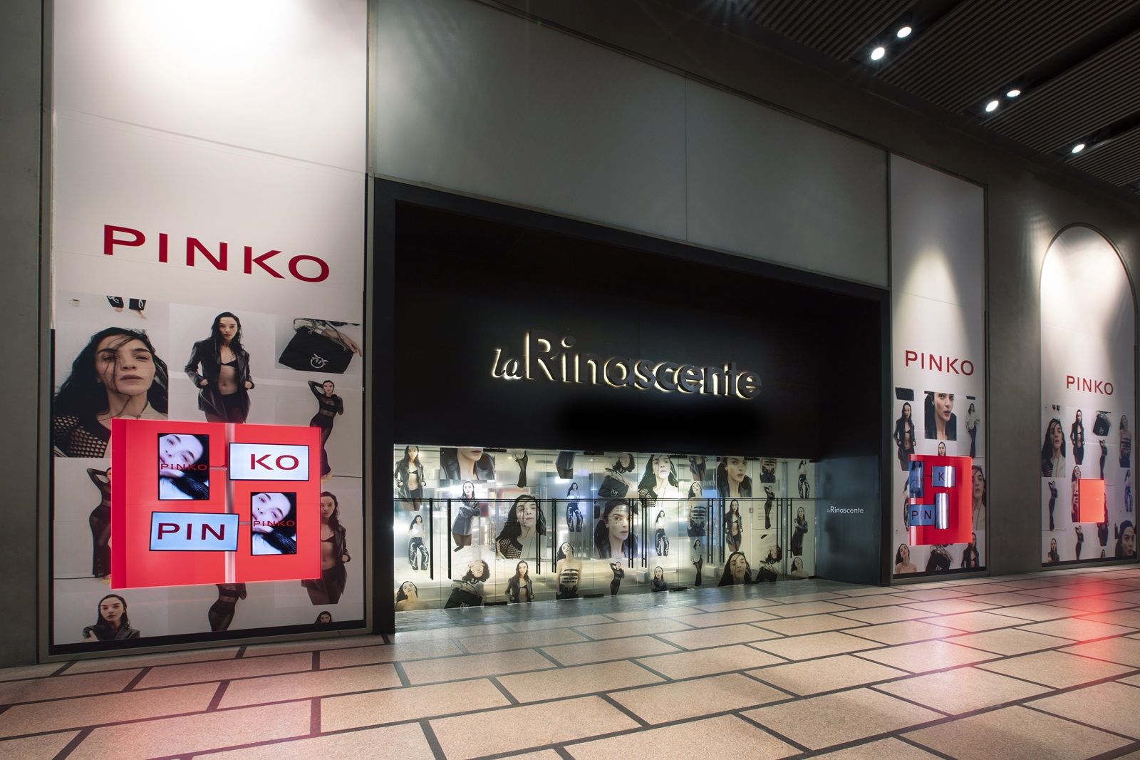 Pinko dresses the Rinascente in Milan and Rome