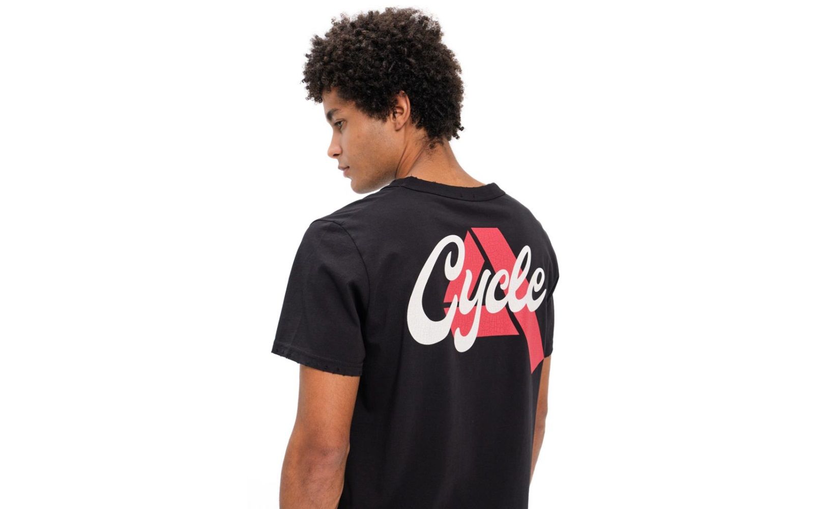 CYCLE JEANS Tee printed regular t-shirt distressed