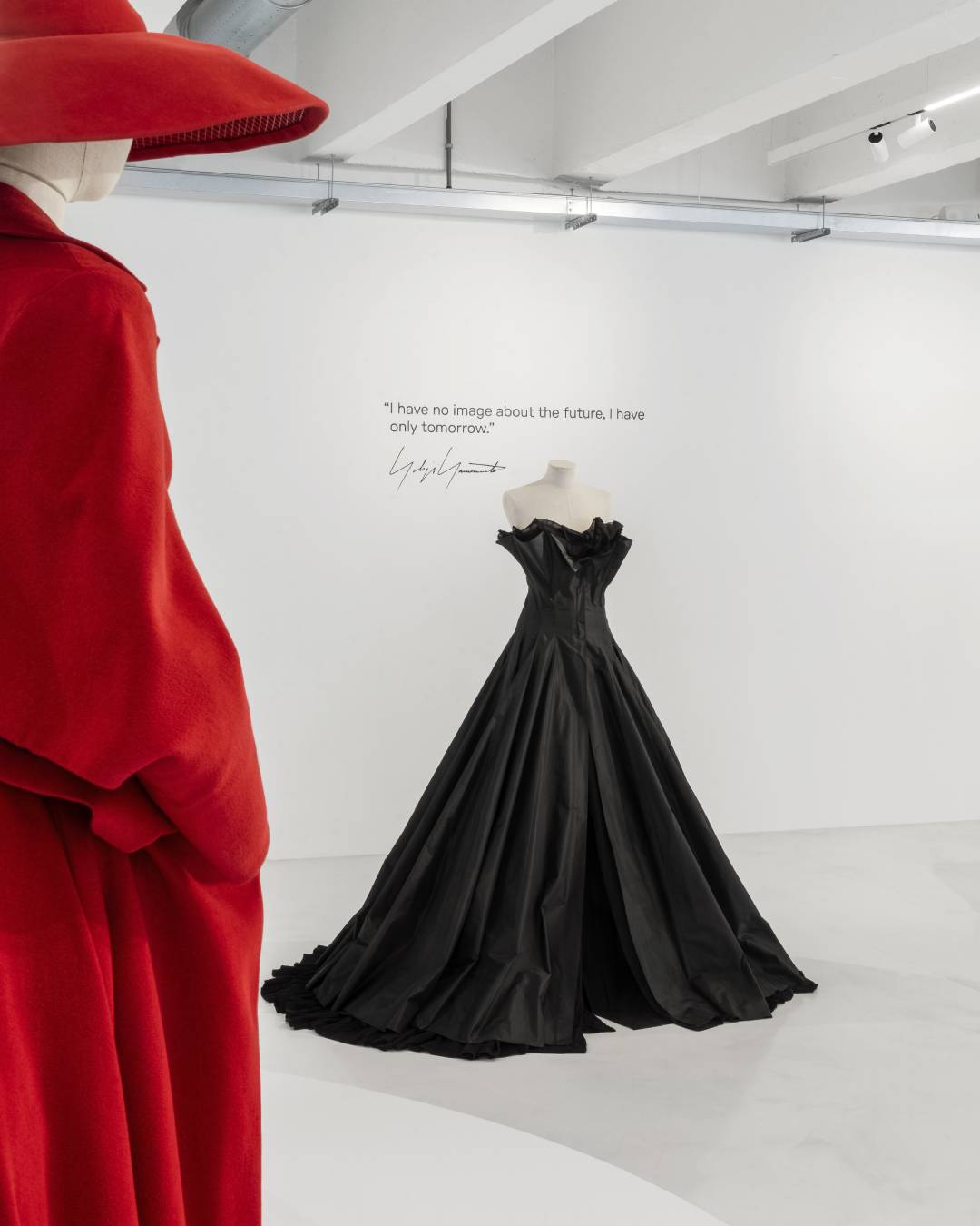 Yohji Yamamoto's new exhibition is an ode to the future  It is entitled 'Letter to the future' and comprises 25 dresses 