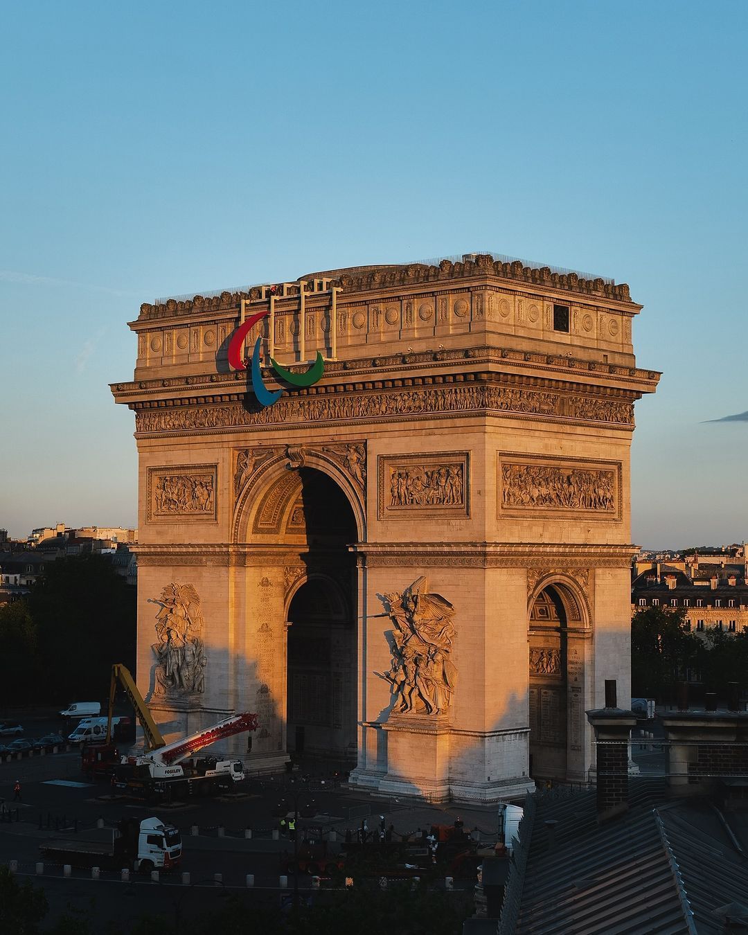 Paris 2024, a glimpse of the ephemeral stadiums and event decorations Temporary transformation of the capital's emblematic sites