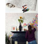 Colour-in Wallpaper by John Burgeman