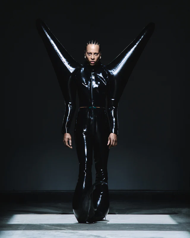 «I measure my success by cultural impact,» interview with Harri  The latex designer talks about the inspiration behind his first Womenswear collection | Image 531134