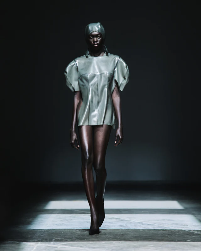 «I measure my success by cultural impact,» interview with Harri  The latex designer talks about the inspiration behind his first Womenswear collection | Image 531128