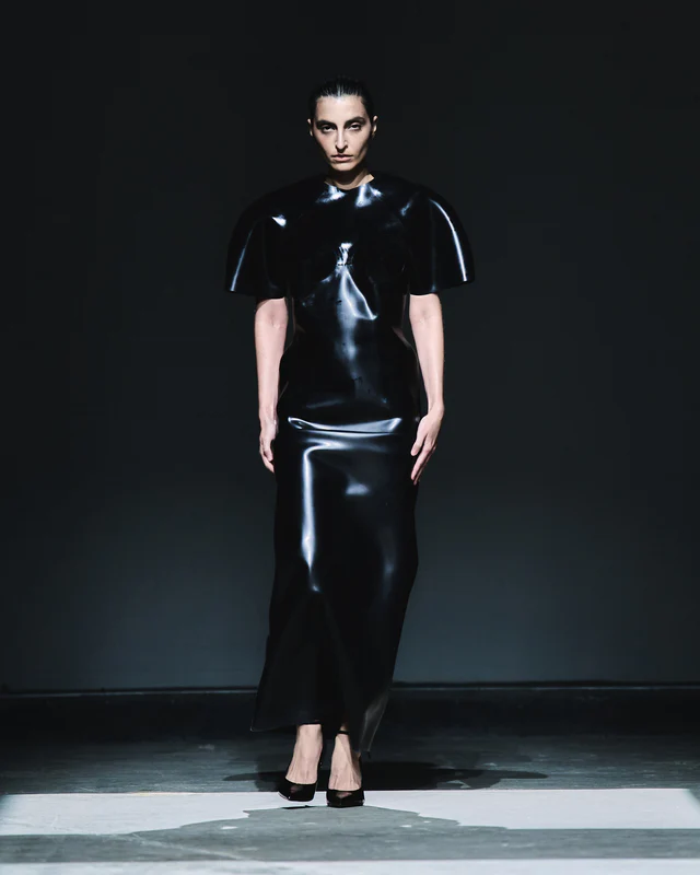 «I measure my success by cultural impact,» interview with Harri  The latex designer talks about the inspiration behind his first Womenswear collection | Image 531126