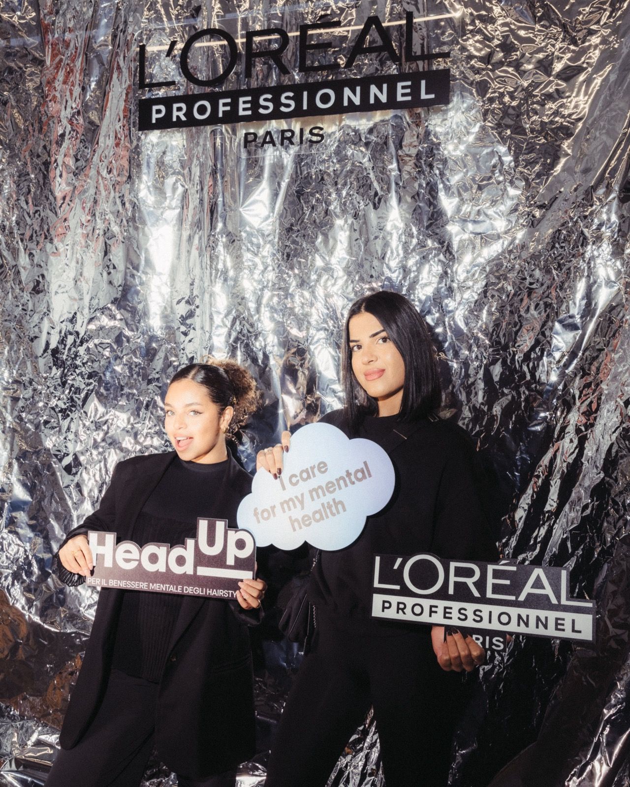 L'Oreal Professionnel is committed to its brand cause HeadUp to raise awareness about the importance of mental well-being for hairstylists On the occasion of World Mental Health Day, L’Oréal Professionnel presents to its HeadUp community and gives them a yoga and gratitude session in the heart of Milan | Image 537494