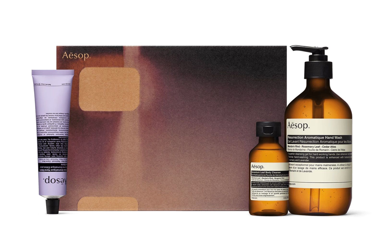 Aesop presents a new collection of Gift Kits inspired by cinema A sensory show of body, hand and home care products | Image 538506