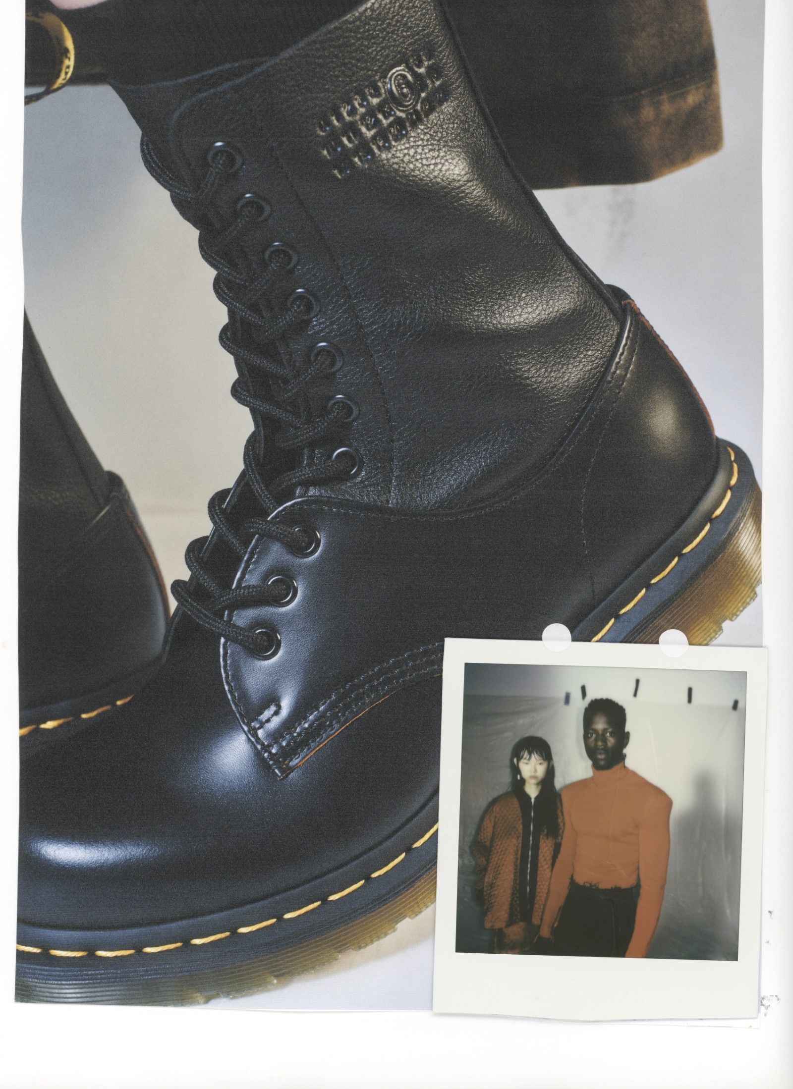 【新品未使用】MM6 MaisonMargiela Dr.martens UK8 Dr. Martens x MM6 Maison Margiela: A Bold Fusion for Fall