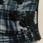 Miu Miu's Christmas is Upcycled, a sustainable collection between past and present The actress Emma Corrin is wearing it, photographed by Lengua | Image 542844