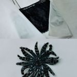 Miu Miu's Christmas is Upcycled, a sustainable collection between past and present The actress Emma Corrin is wearing it, photographed by Lengua | Image 542831