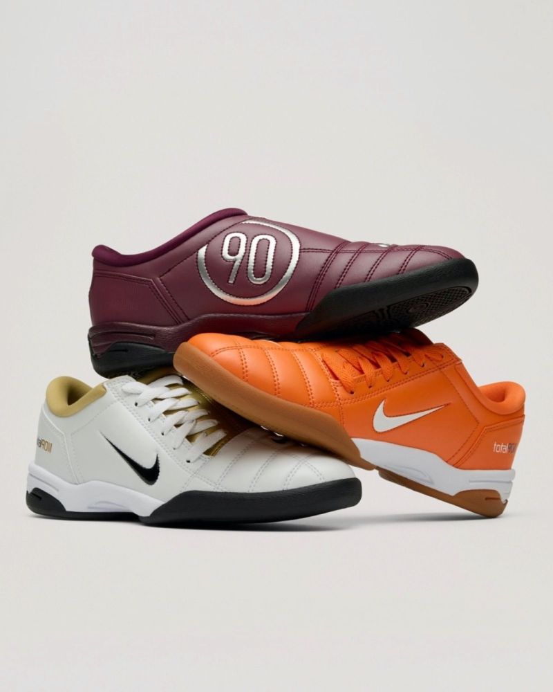 Nike Total T90 Futsal Total 90 'Metallic Silver And Black' (HJ9351