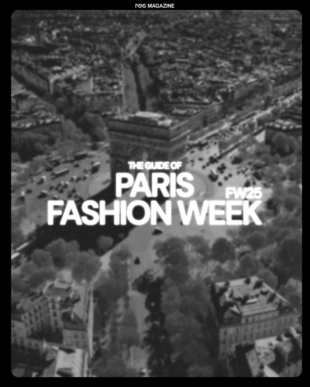 The Map of Paris Fashion Week Men's FW25 Are you ready?