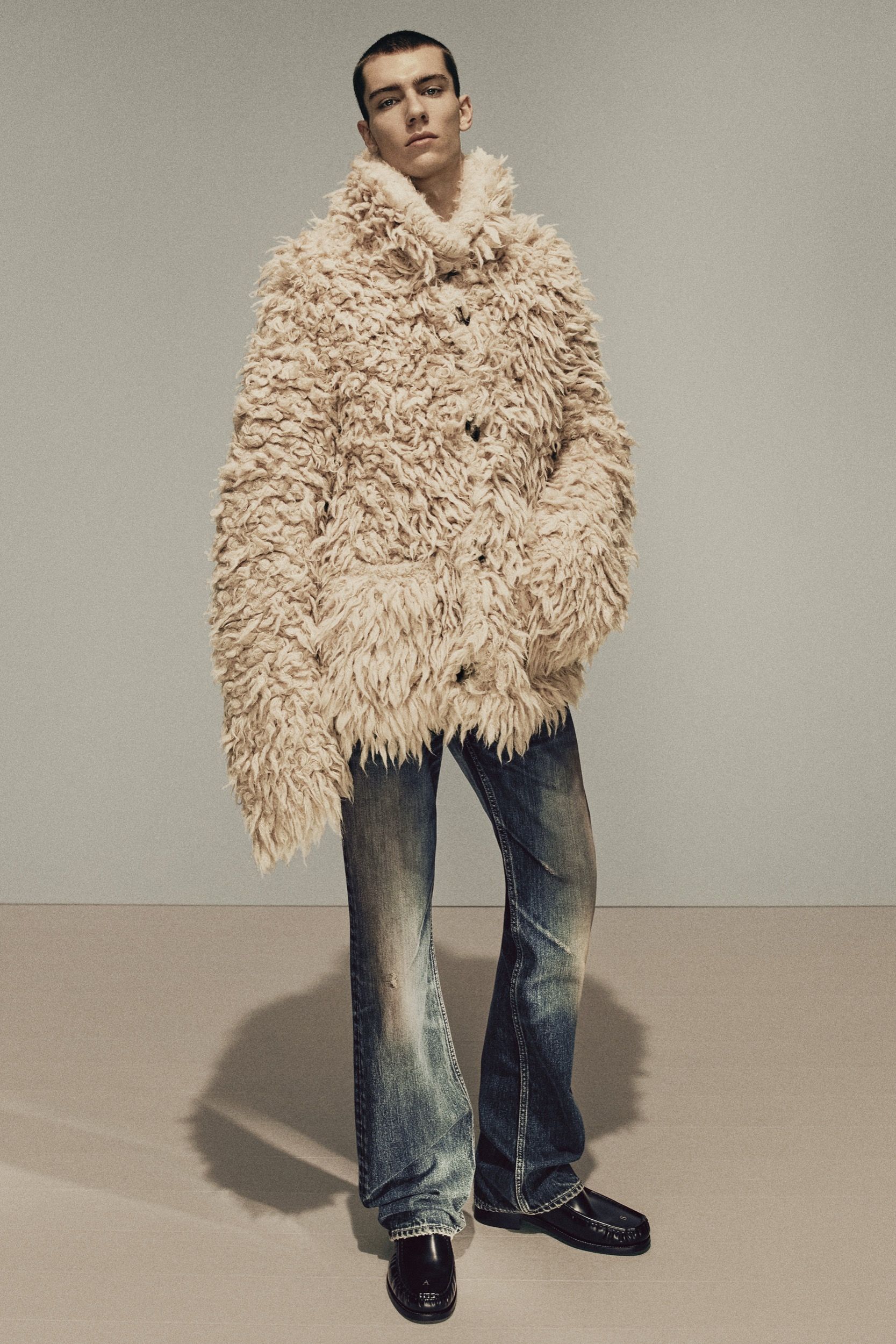 25ss ACNE STUDIOS テクニカルコットンブレンド ジャケット 新作☆ロゴ入り【AcneStudios】テクニカルコットンジャケット