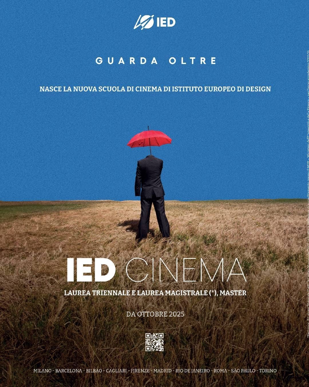 IED Cinema is coming to Milan  The sixth discipline of the European Institute of Design