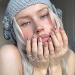 Nail art to try in february From the elegant style of polka dots, to a more romantic look with lace
