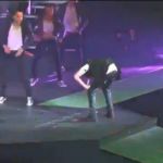 Justin Bieber pukes on stage Milk was a bad choice...Lol