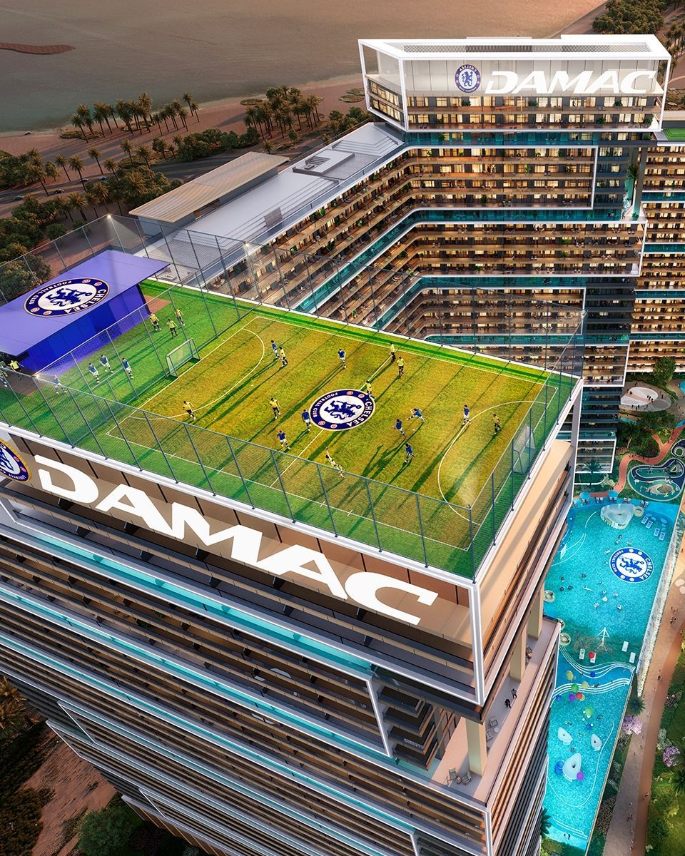 Giocare a calcio sul tetto di un palazzo alto 130 metri Lo si potrà fare a Dubai grazie al Chelsea