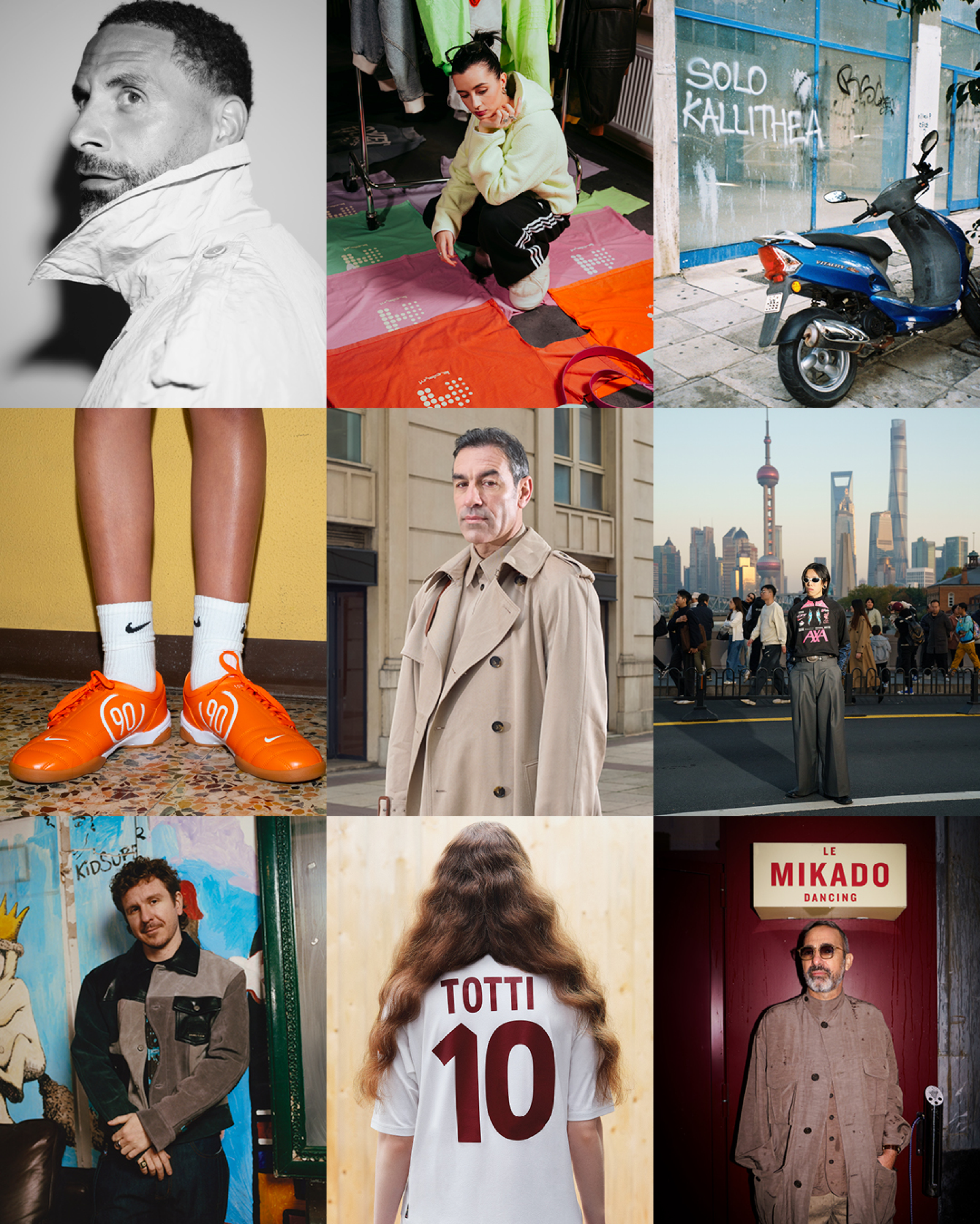 Tutti i protagonisti di Les Vêtements de Football Da Rio Ferdinand a KidSuper e Mona Thomas, passando per Youri Djorkaeff e Robert Pires