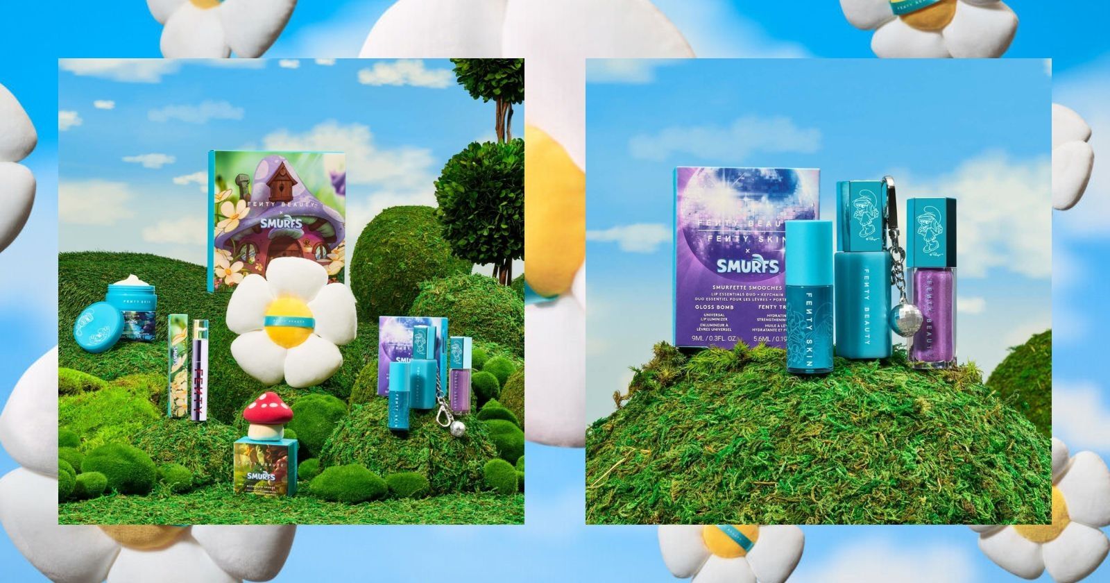 リップケア FENTY BEAUTY x SMURFS Smurfette Smooches Smurfette Smooches Lip Essentials Duo + Keychain - Fenty
