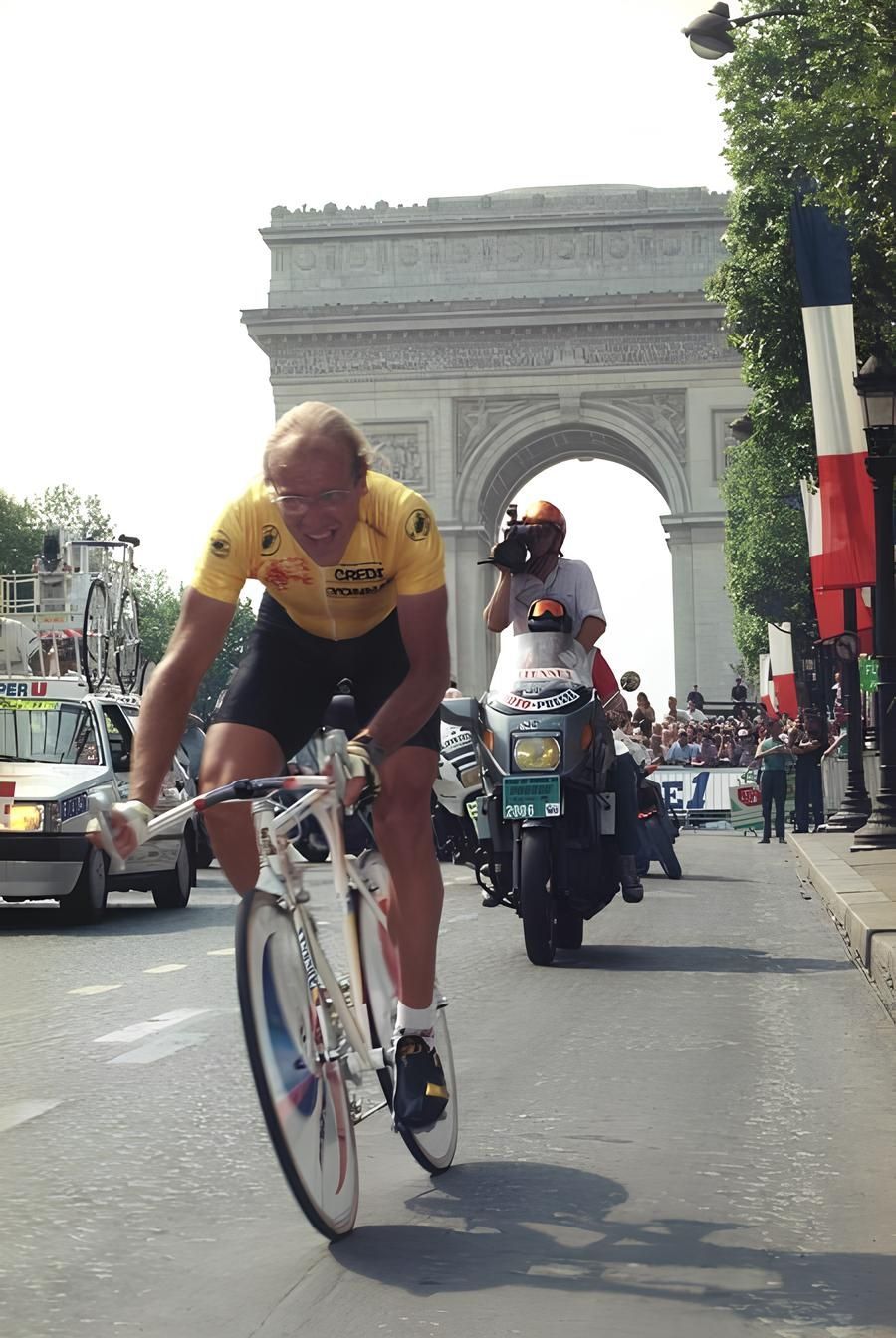 The special collection for the 50th anniversary of the Tour de France on the Champs-Élysées It has been created by Santini