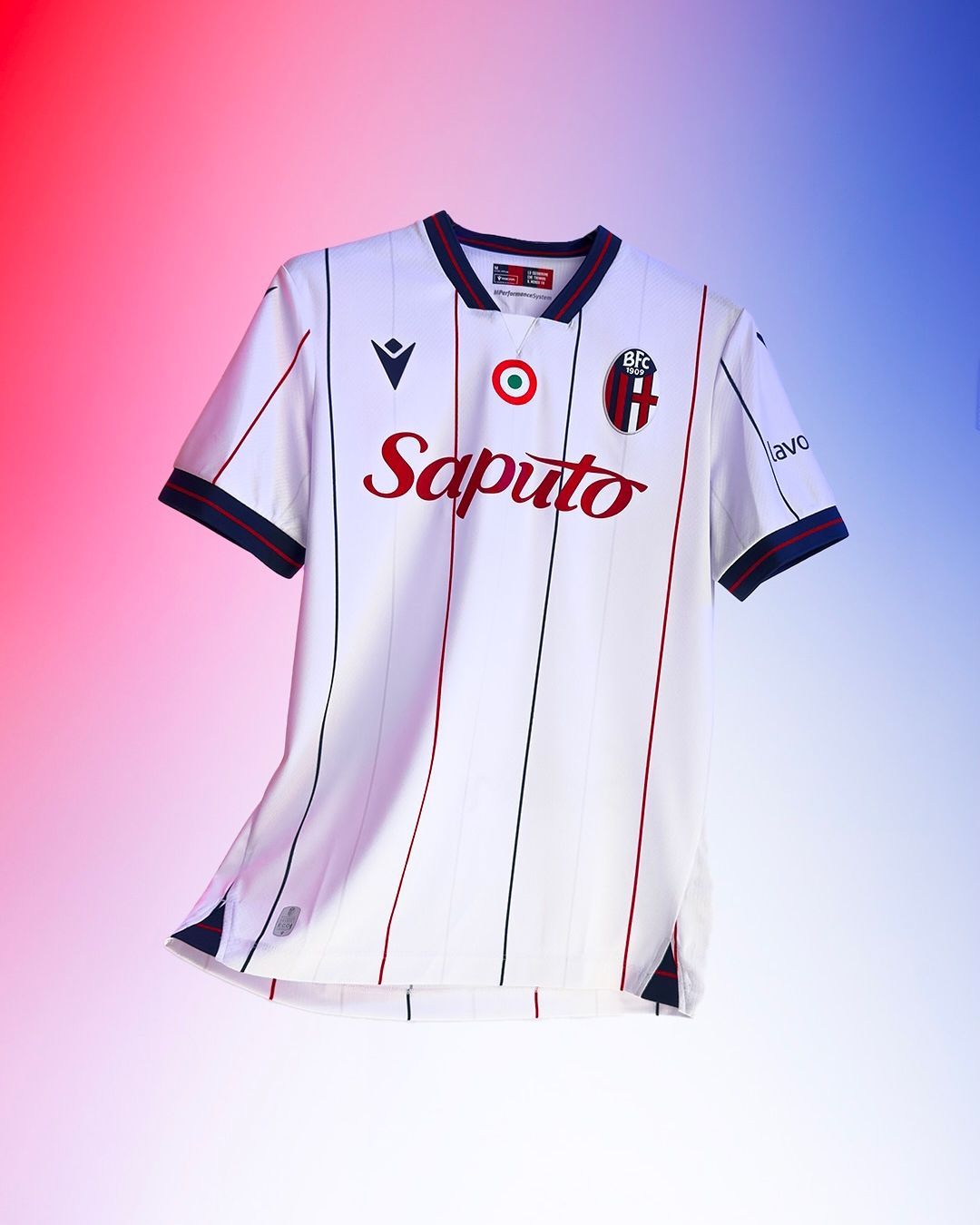 Bologna&apos;s new Away jersey inspired by baseball A combination of tradition and innovation, Italian design and Bolognese identity
