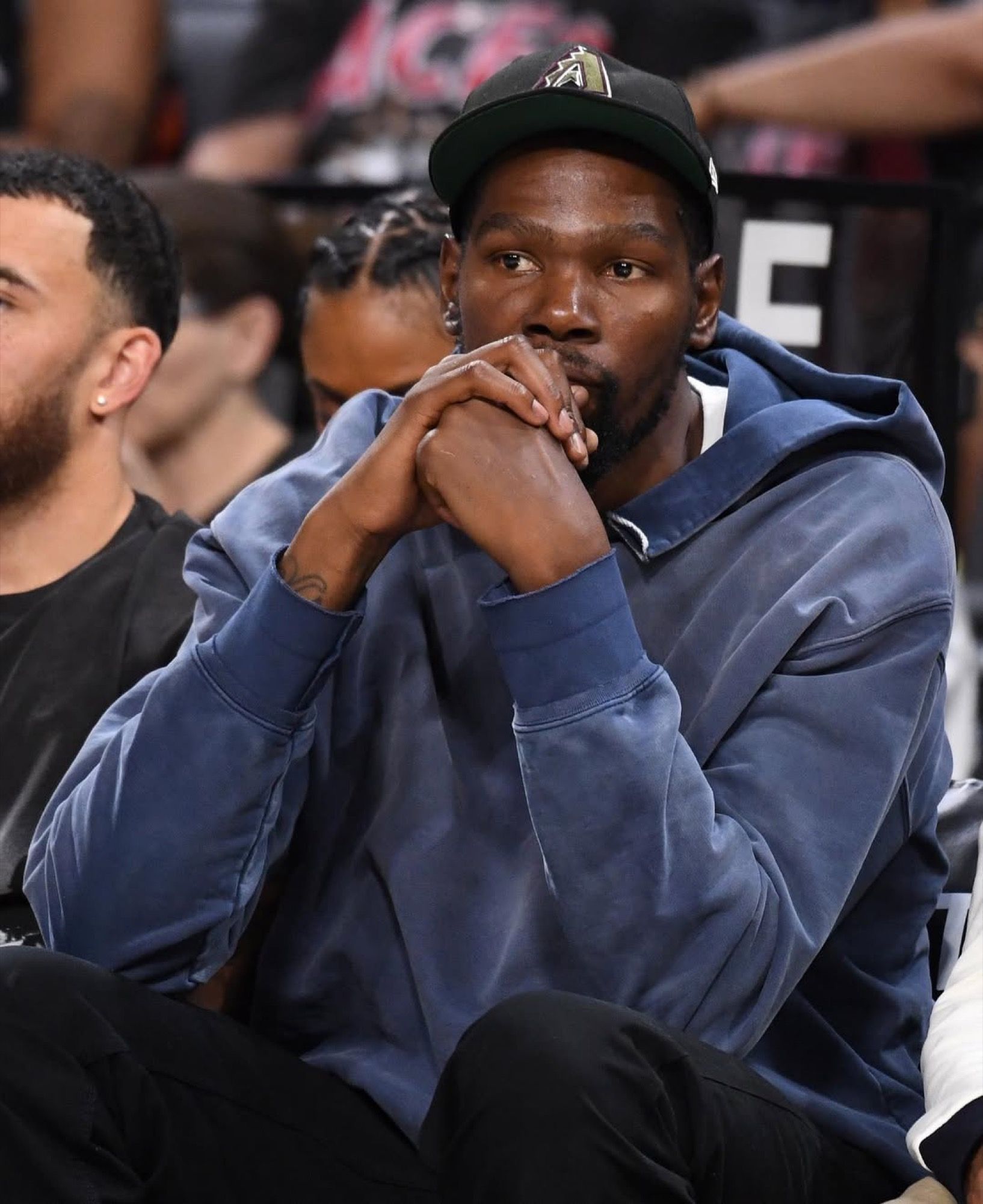 Kevin Durant&apos;s obsession with baseball caps He has his own unique way of choosing which one to wear, where, and why