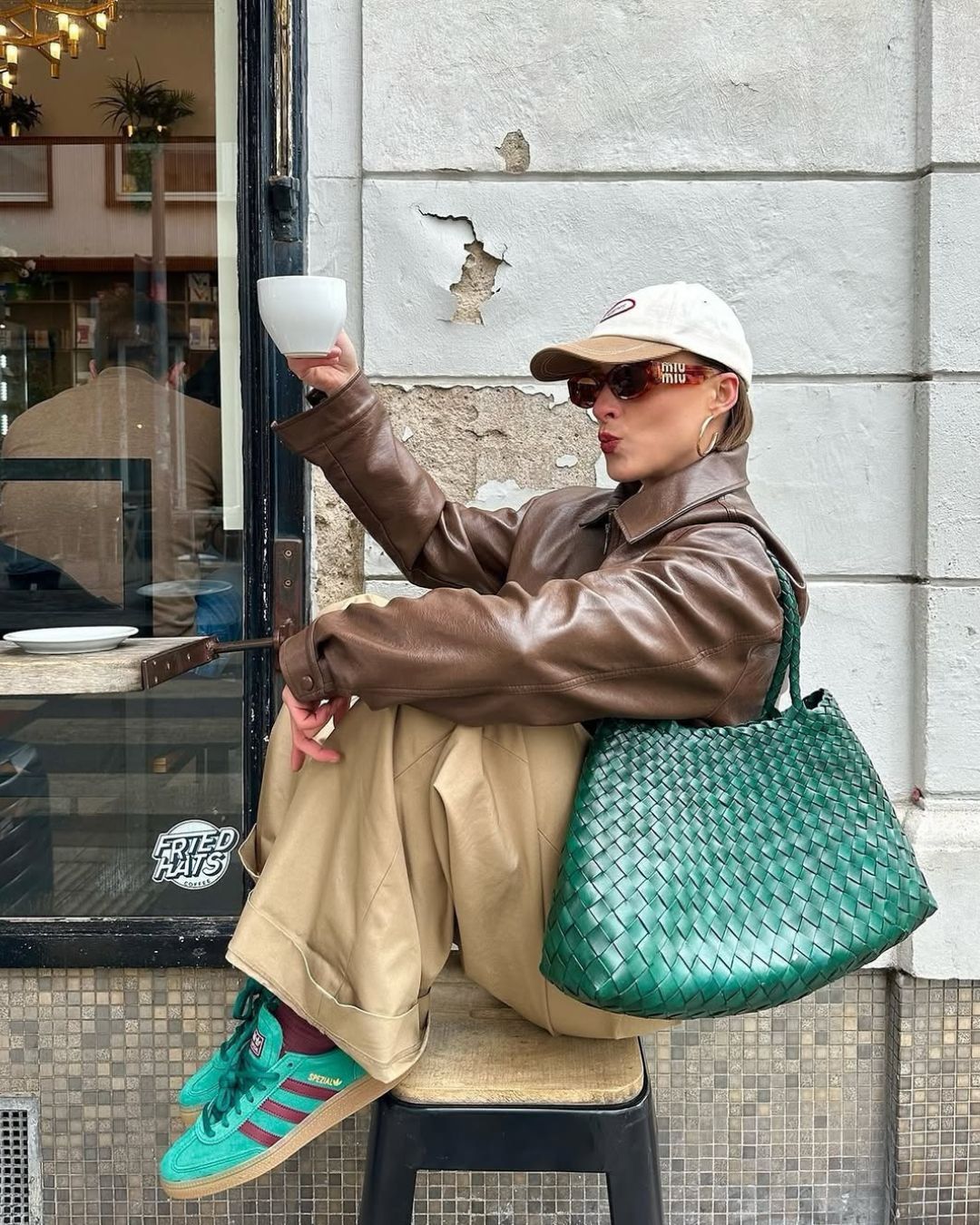 Colored sneakers are the first autumn trend From fiery red to bright green