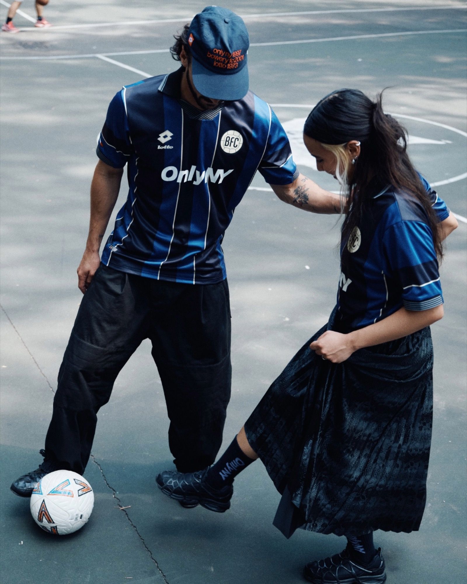 Bowery FC collaborates with Lotto for its new home kit Which, of course, is inspired by New York